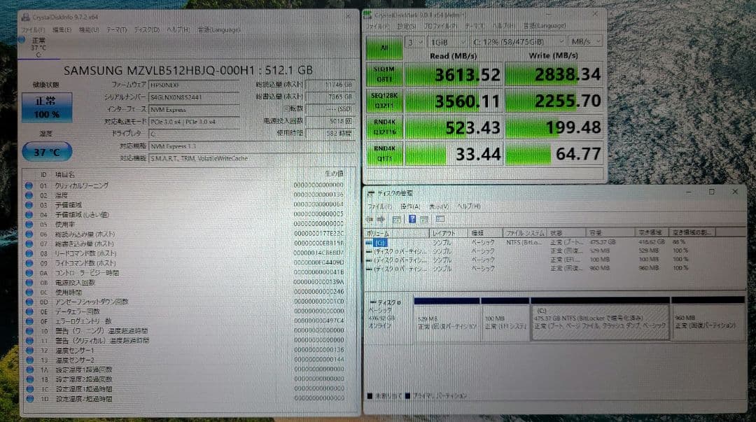 HP ENVY x360 2in1 Win11 メモリ8GB SSD512GB