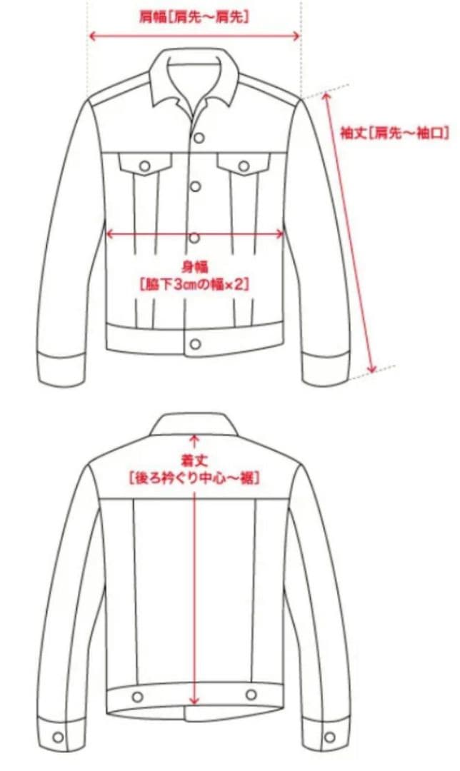 ケ*ー様 【新品未着用】LEVI'S　3rdリーバイス デニムジャケット　【L】