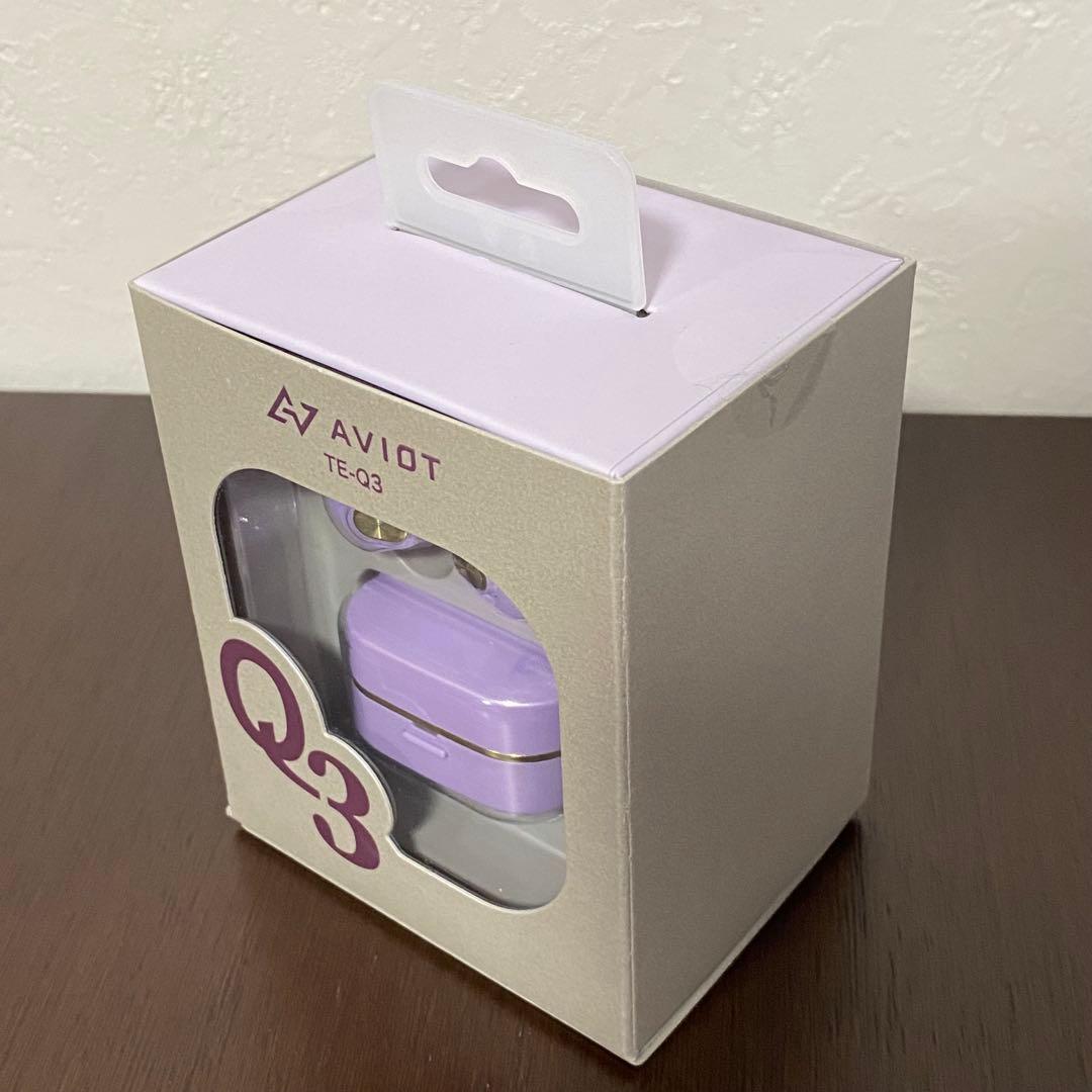 AVIOT TE-Q3ワイヤレス イヤホンBluetooth 5.3 ラベンダー