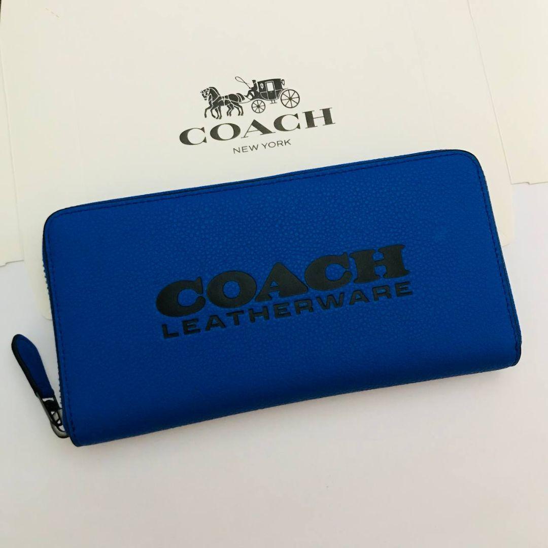 COACH レディース用長財布 コーチ新品財布　ブルー