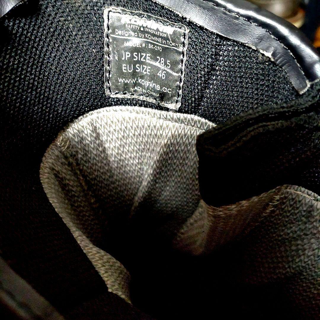 KOMINE GORETEX コミネライディングブーツ ゴアテックス28.5cm