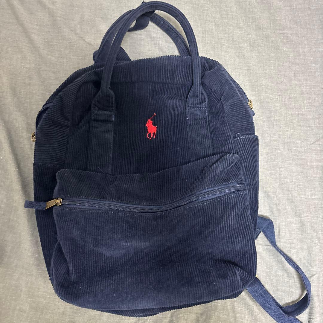 Polo Ralph Lauren コーデュロイリュック ネイビー