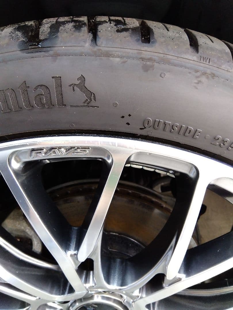 レイズ ホムラ 2×10BD 235/40R19 8J＋45 PCD114.3