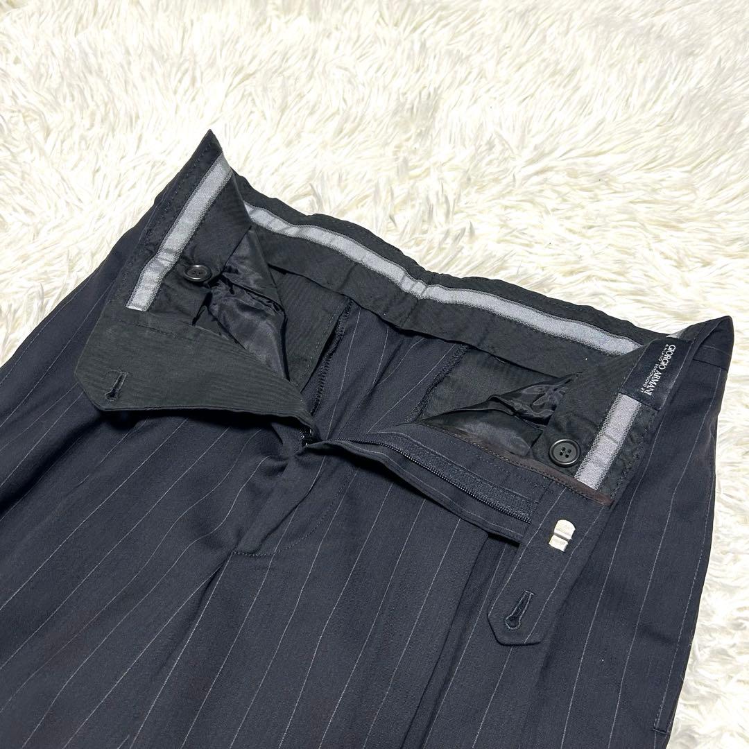 美品　ジョルジオアルマーニ　スーツセットアップ　48 チャコールグレー系