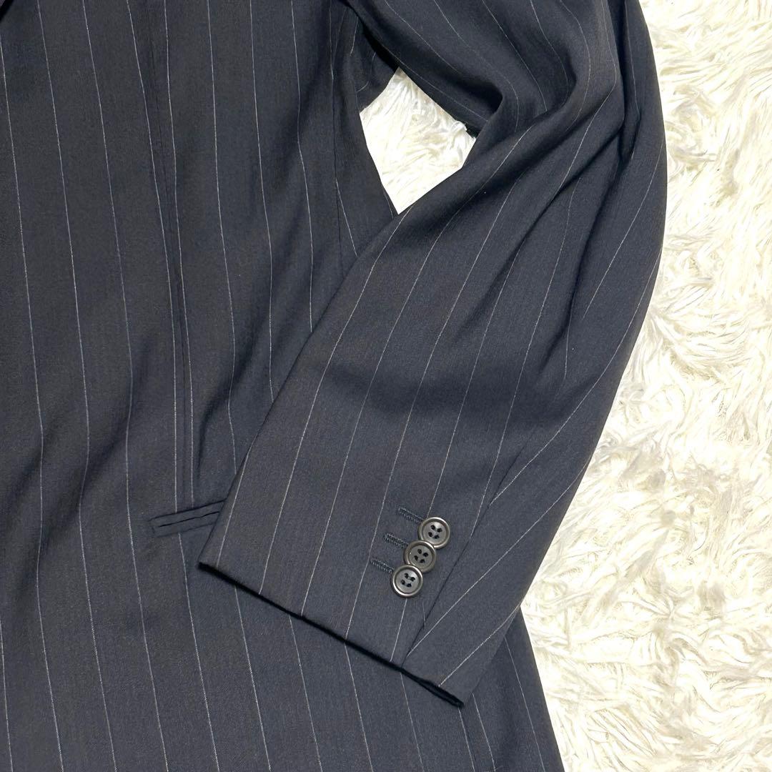 美品　ジョルジオアルマーニ　スーツセットアップ　48 チャコールグレー系