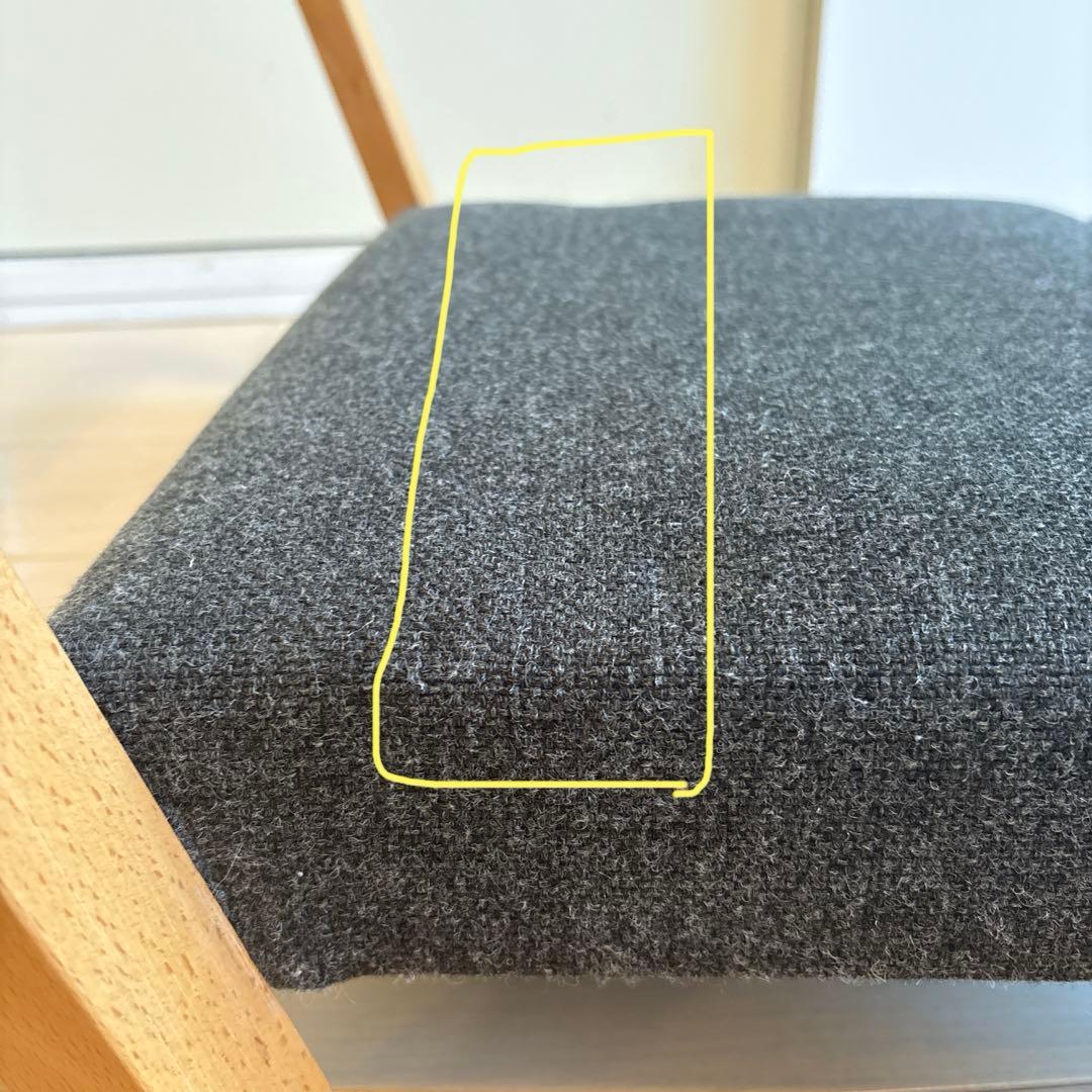 園田椅子製作所 座椅子グレー　Zagaku 木工家具