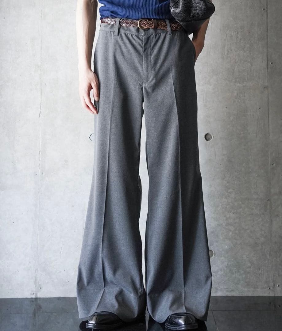 【期間限定セール】 HYPE kyoto wide flared slacks