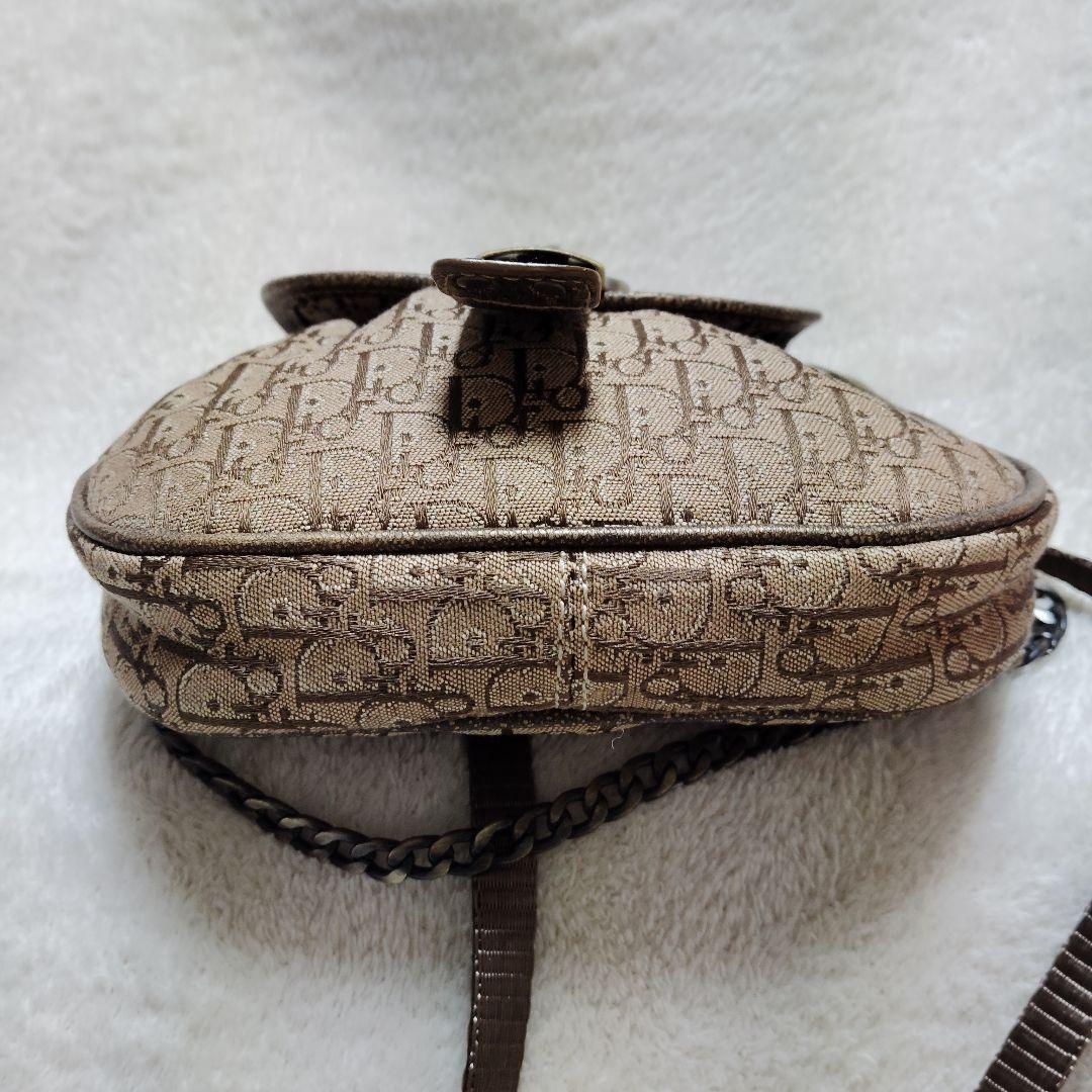 ディオール　ショルダーバッグ　3way　トロッター　レオパード　チェーン　Y2K