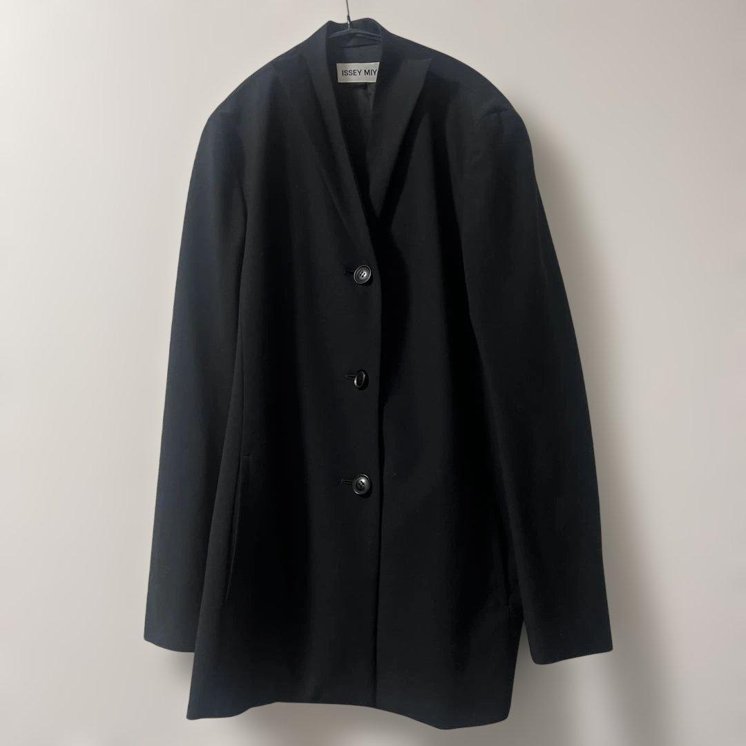 ISSEY MIYAKE テーラードジャケット ブラック
