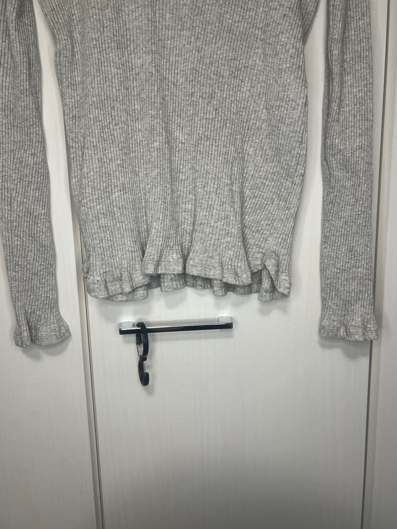 テレコヘンリーネックプルオーバー　ベージュ