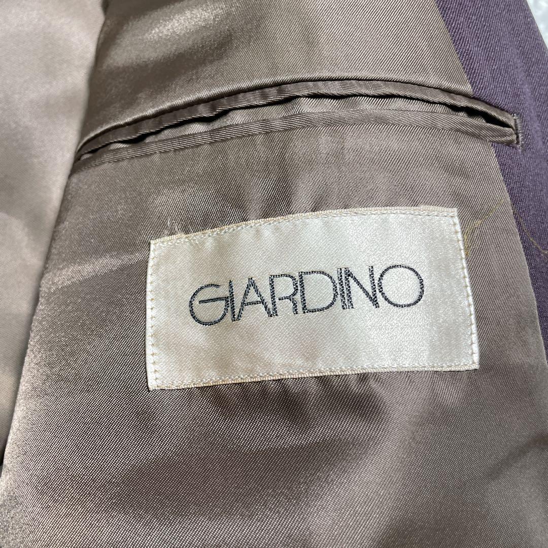 ヴィンテージ　ダブル　スーツ　セットアップ　紫　パープル　XL相当