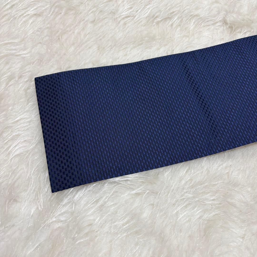 ✨【 極美 】 名古屋帯 九寸帯 名古屋仕立てモダン 幾何学菱文 和装 413