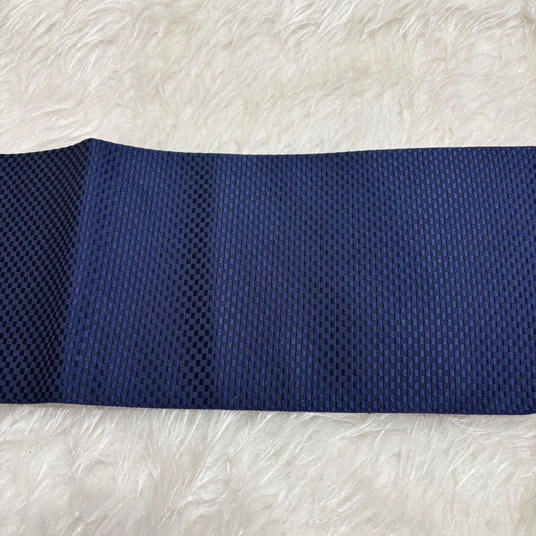 ✨【 極美 】 名古屋帯 九寸帯 名古屋仕立てモダン 幾何学菱文 和装 413