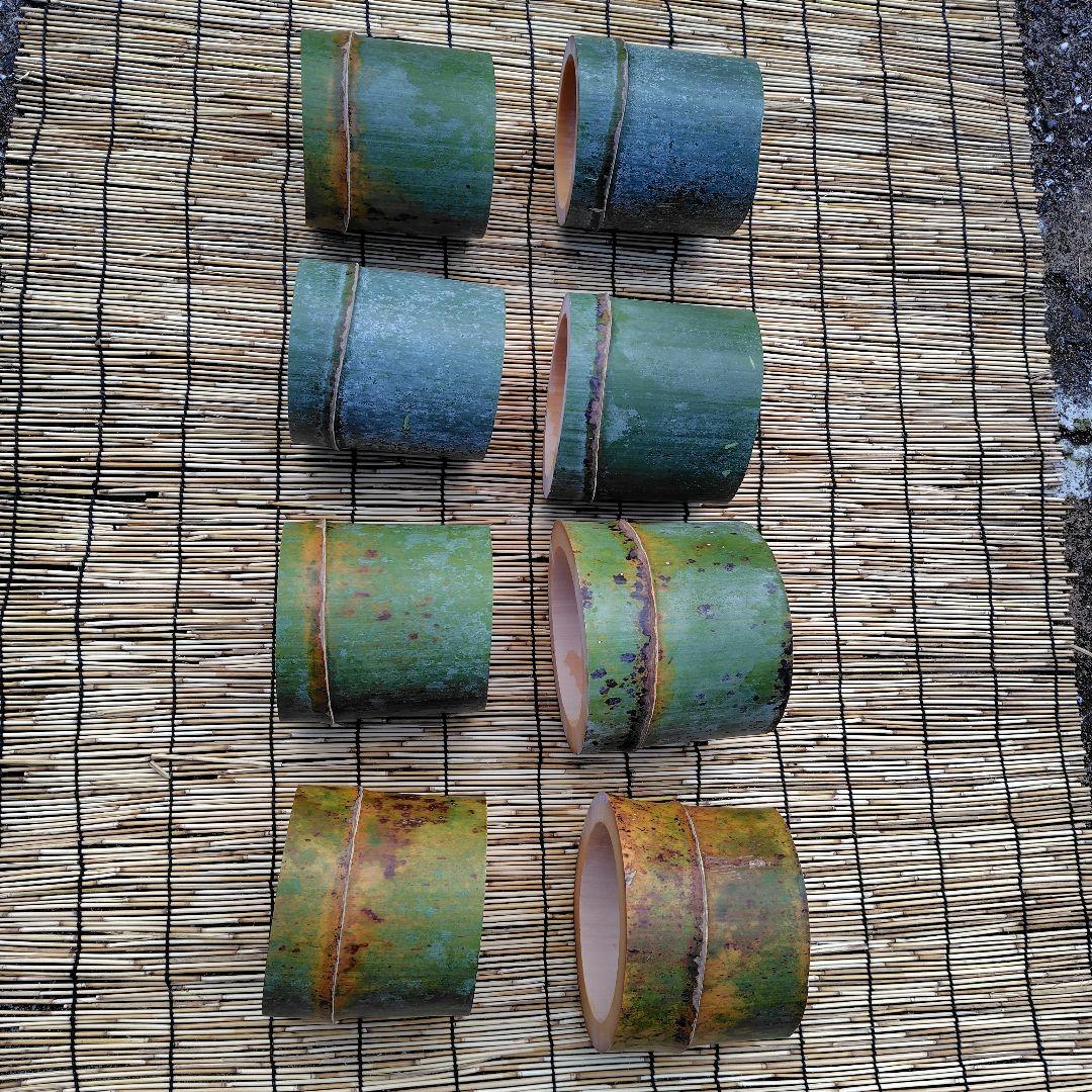 JK様「専用画面」　香川県産→　孟宗竹・花器　８個　極太サイズ