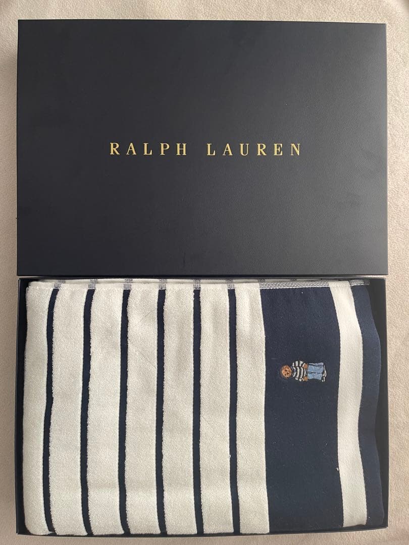 【djdaddy】ラルフローレン　ハーフタオルケット