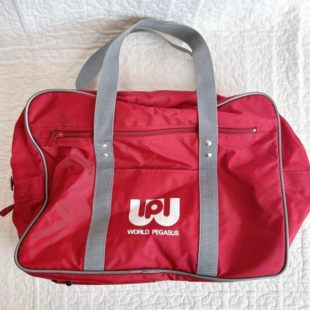 希少✨ 旧型 ワッペ スクバ スクールバッグ 赤 早い者勝ち！女子高生 人気