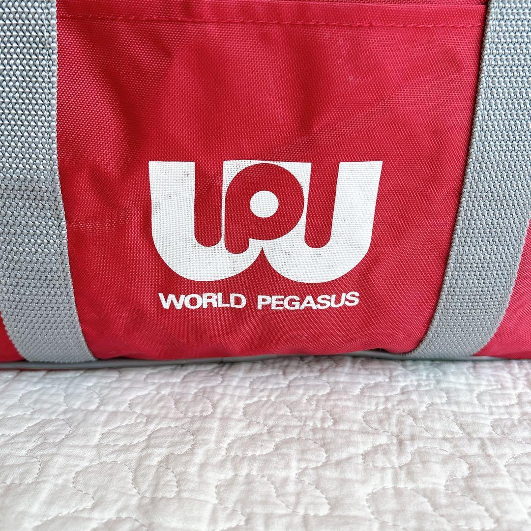 希少✨ 旧型 ワッペ スクバ スクールバッグ 赤 早い者勝ち！女子高生 人気