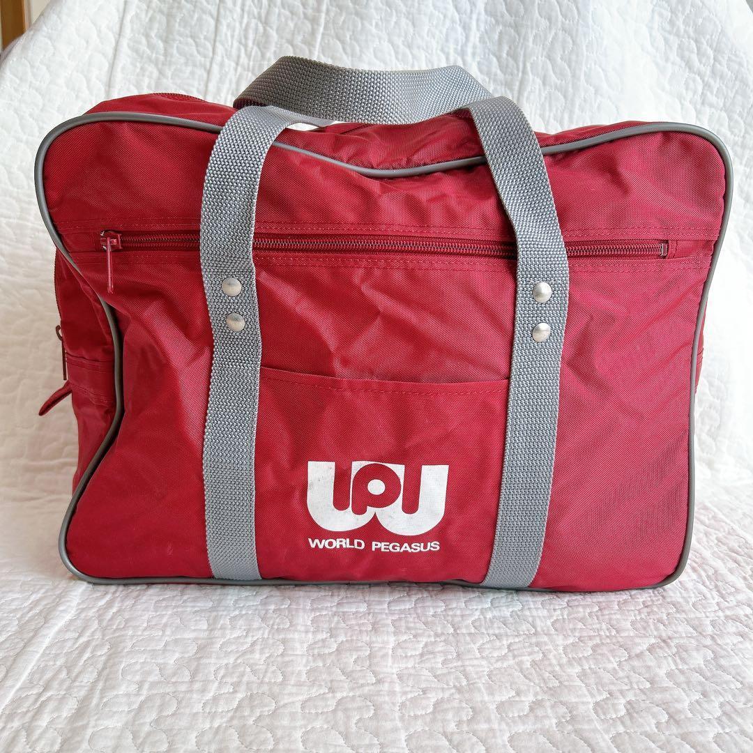 希少✨ 旧型 ワッペ スクバ スクールバッグ 赤 早い者勝ち！女子高生 人気