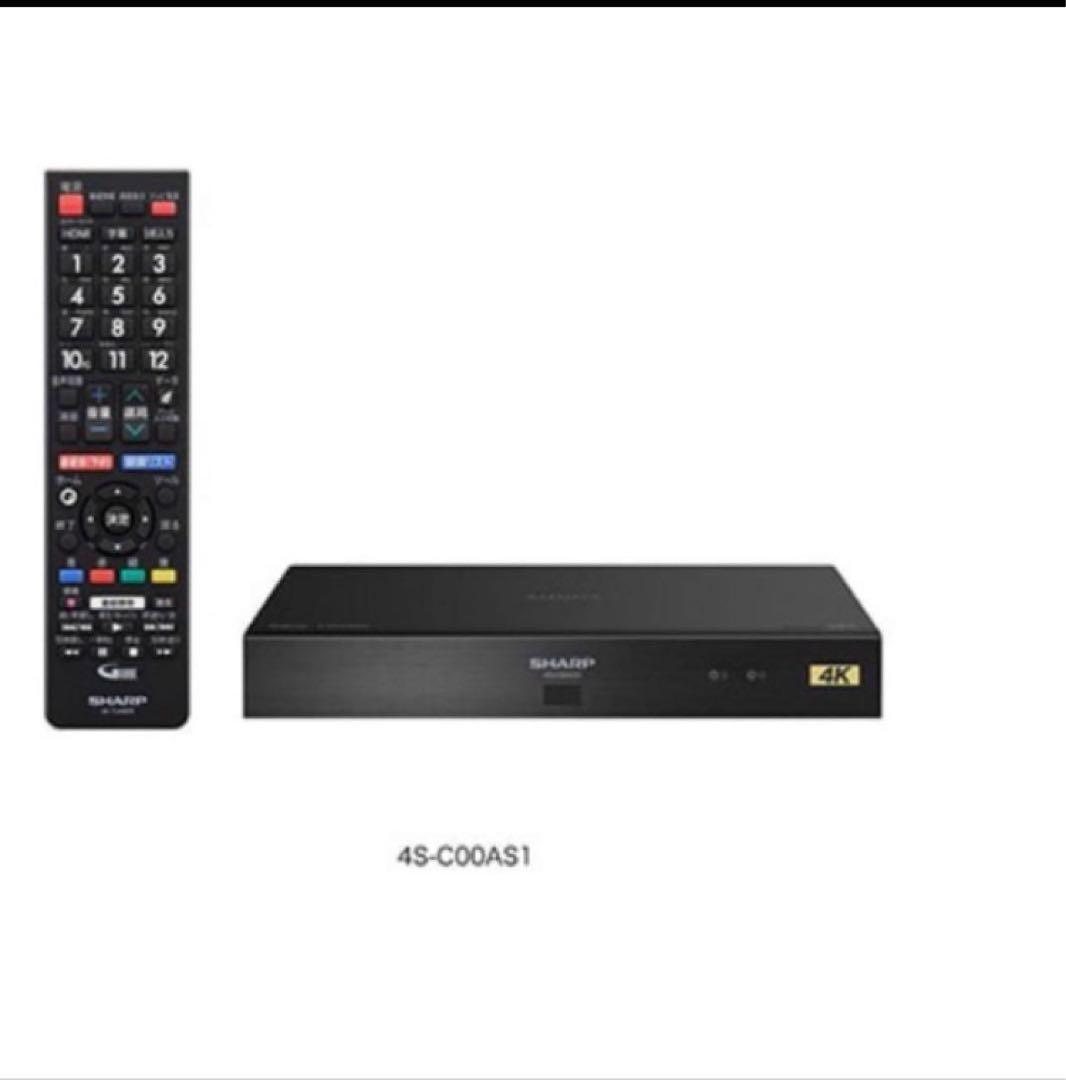 新品シャープ リモコン付きデジタルテレビチューナー[4Kチューナー]SHARP