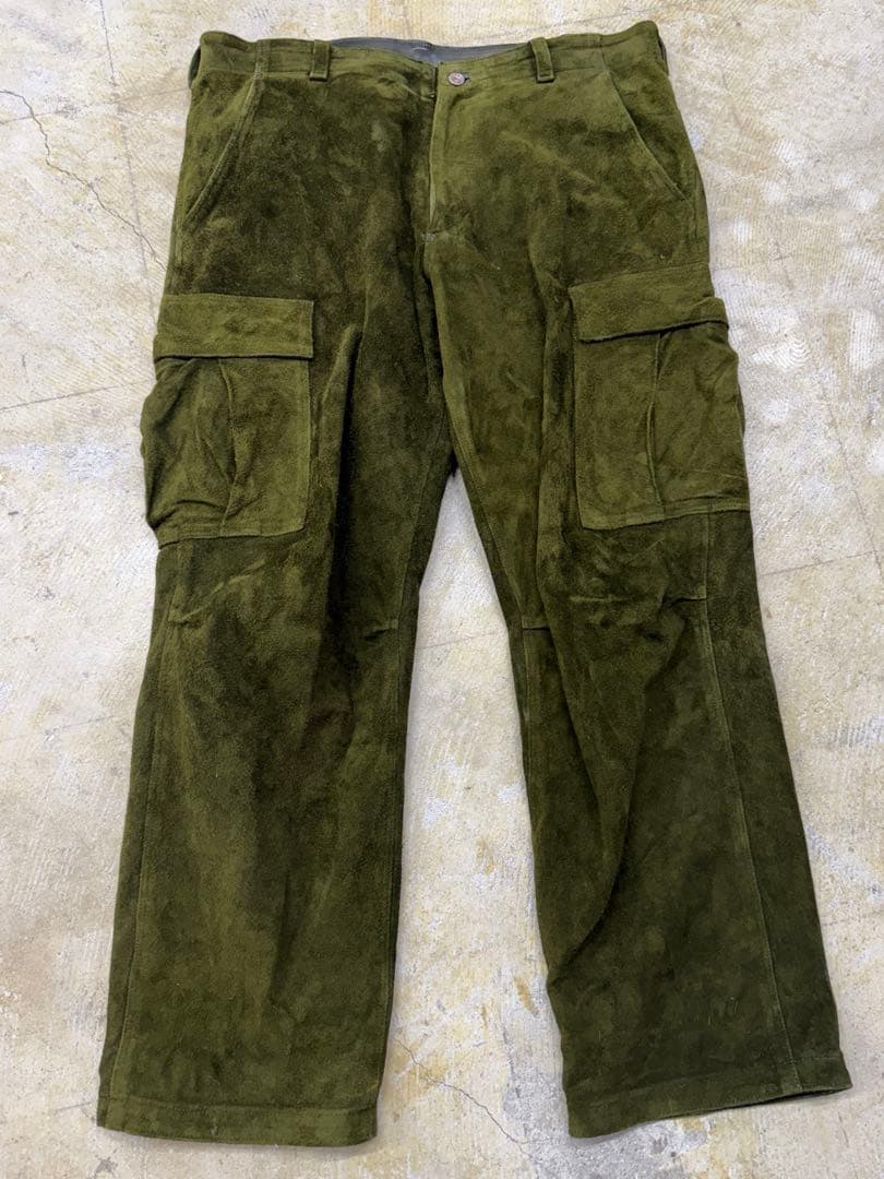 MOTO ウォッシャブルレザーカーゴパンツL motornewvintage