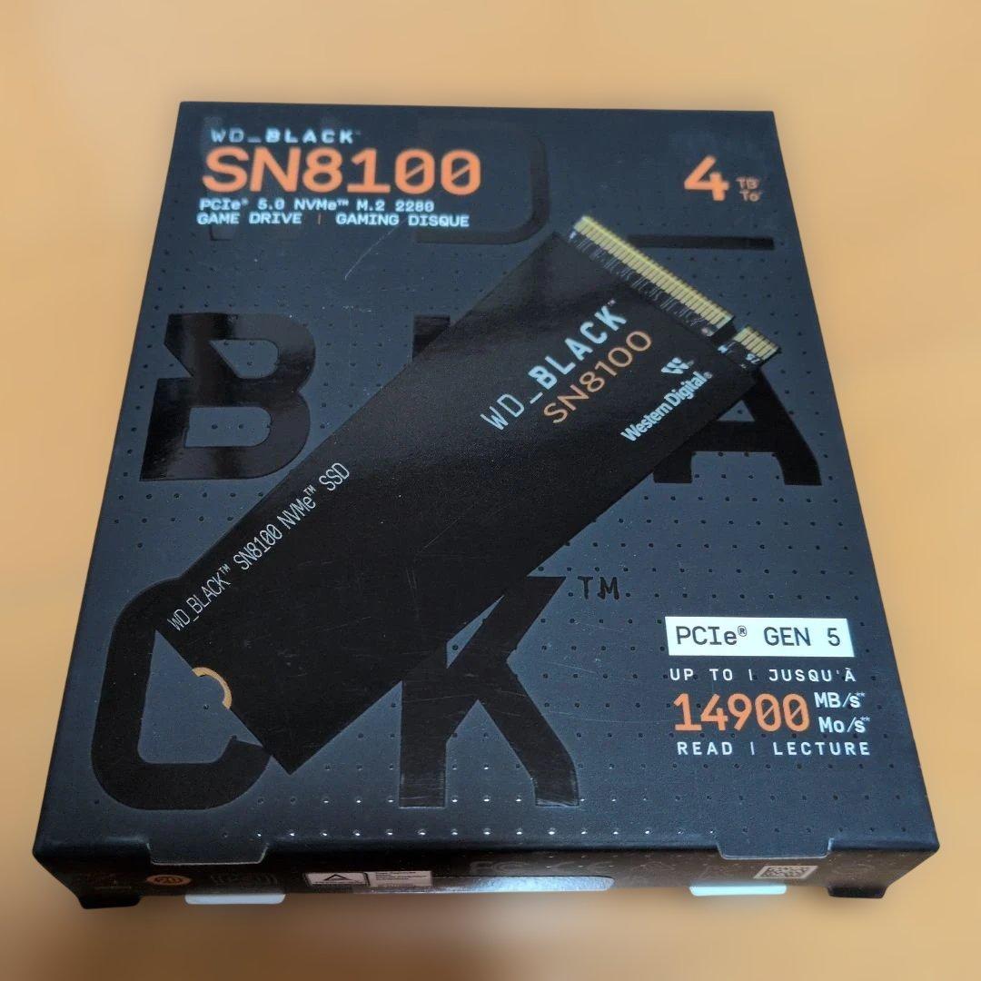 内蔵型SSD WD_BLACK SN8100 4TB SSD
