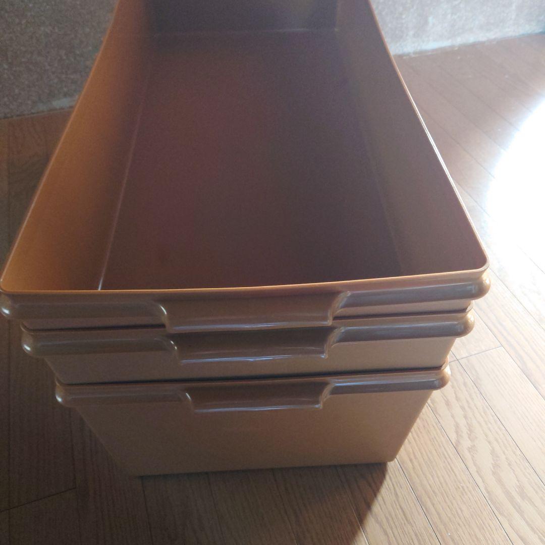 みんみ　Tupperware　衣装ケースセット（蓋無し）　タッパーウェア