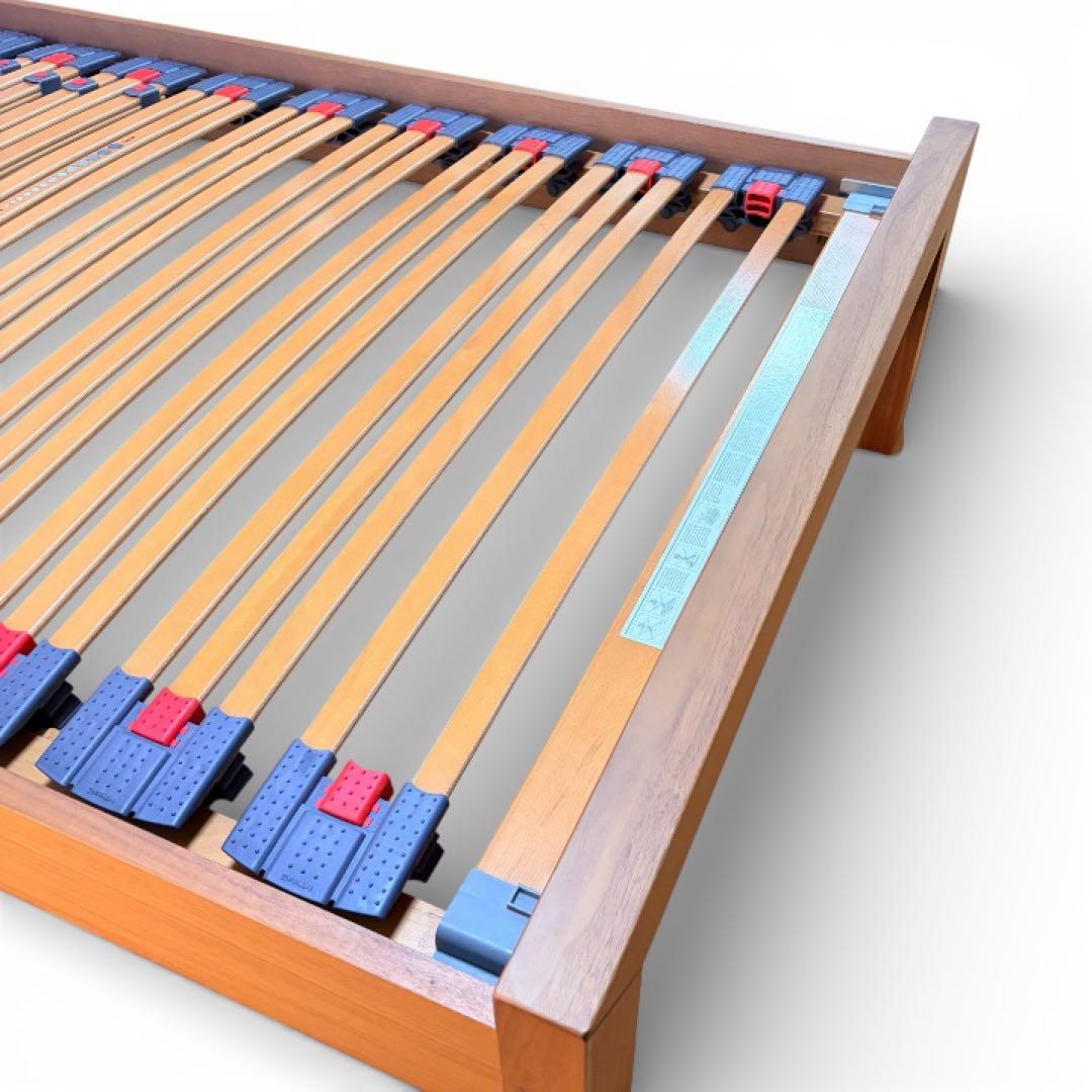 カリモク シングルベッド＋ヒュルスタ製ウッドスプリング＋カリモク マットレス