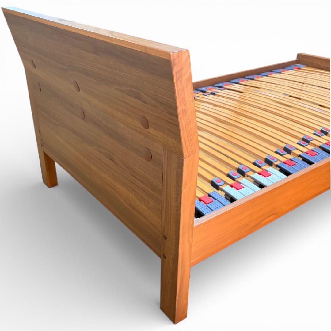 カリモク シングルベッド＋ヒュルスタ製ウッドスプリング＋カリモク マットレス