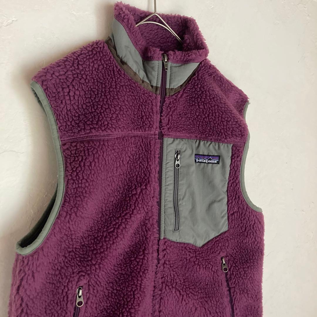 廃盤カラー Patagonia パタゴニア レトロX ベスト　パープル S
