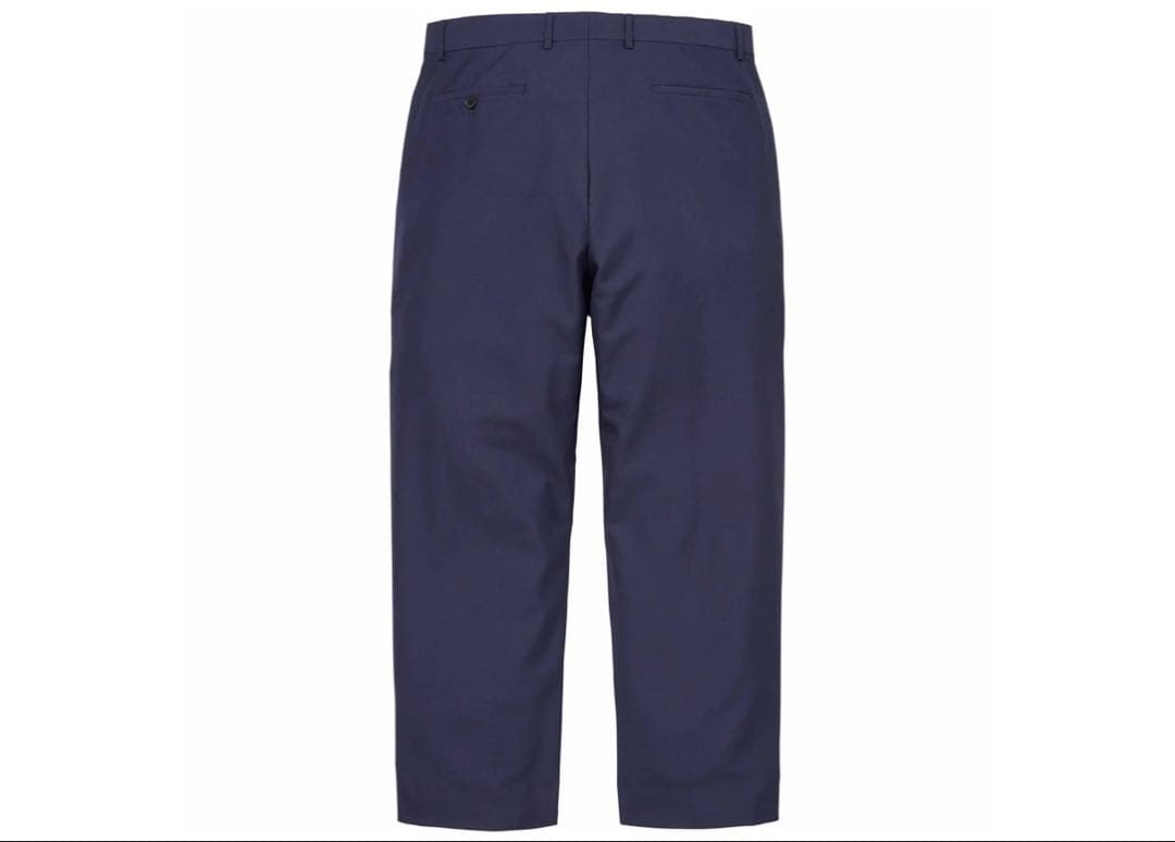 supreme Pleated Trouser navy 30 スラックス