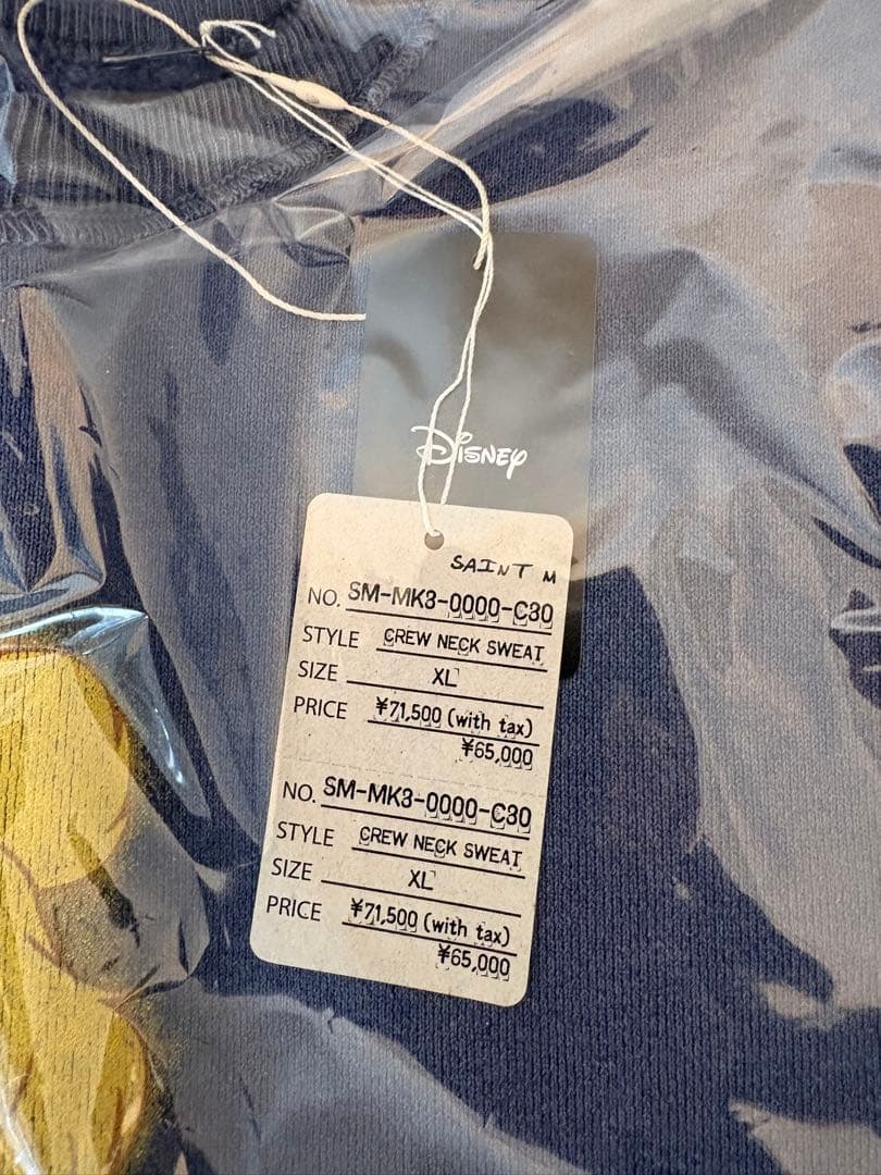 セントマイケル　ディズニー　ティンカーベル　クルーネックスウェット　XL