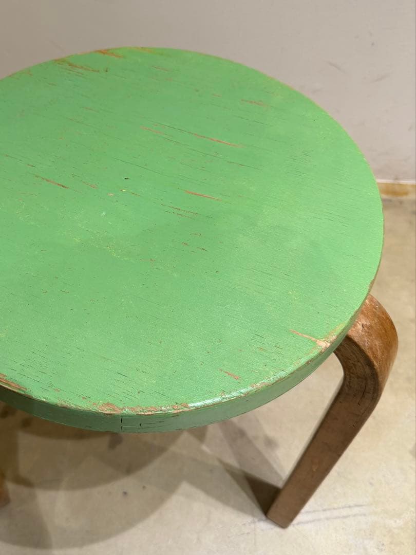 1940年代 artek Stool 60 Alvar Aalto希少グリーン