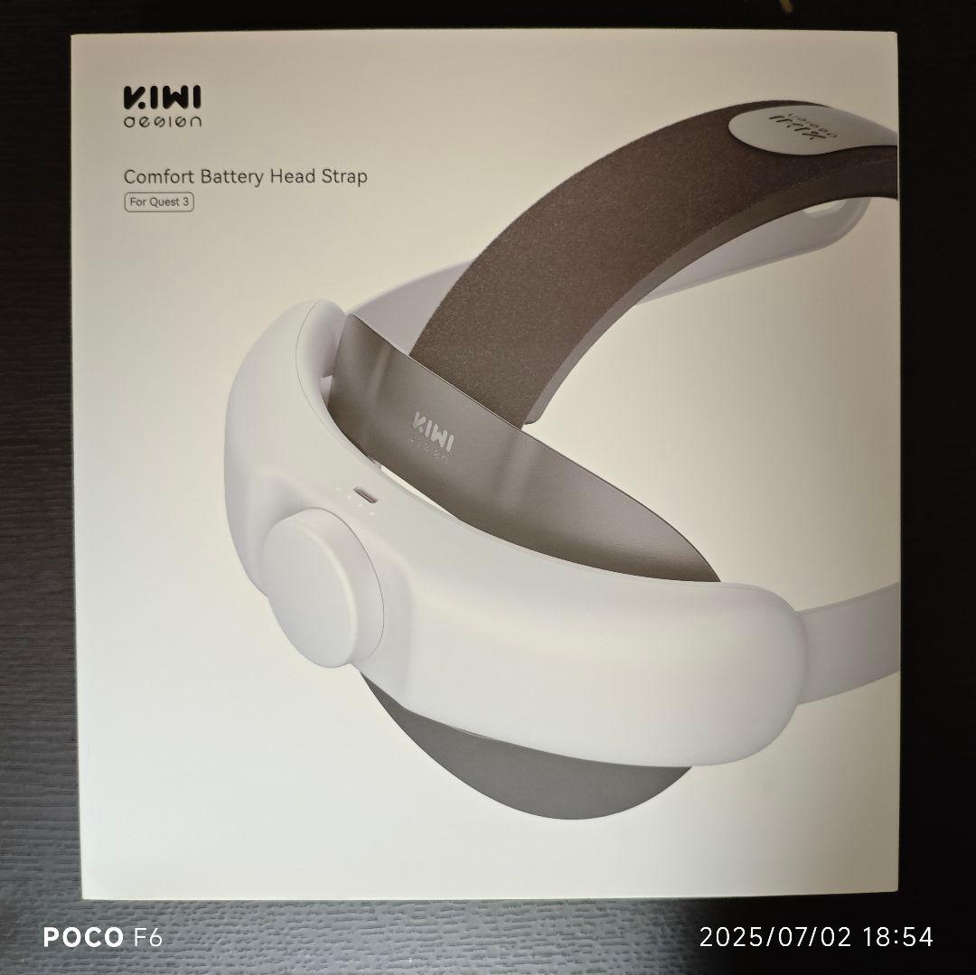 メタクエスト3 4K + KIWIDesign充電ストラップ付き