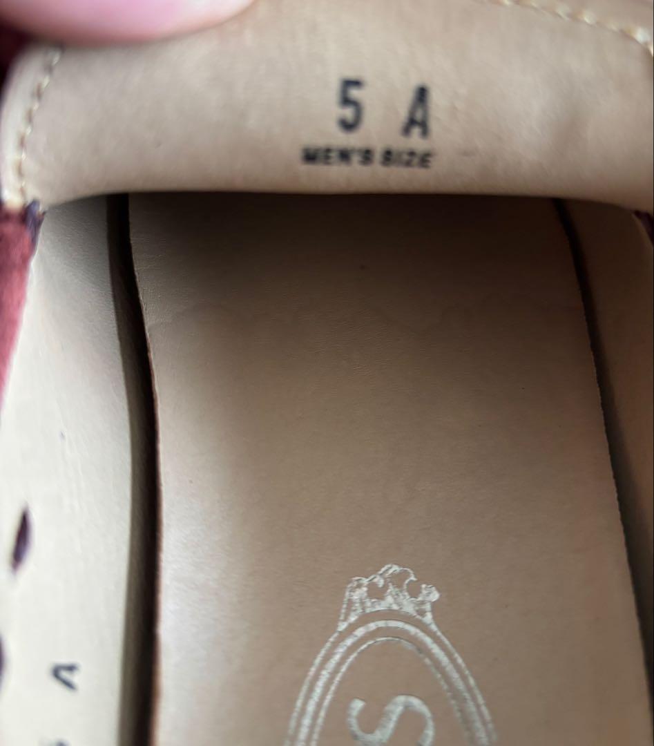 美品！TOD'S トッズ スエードドライビングシューズ 色 : バーガンディ