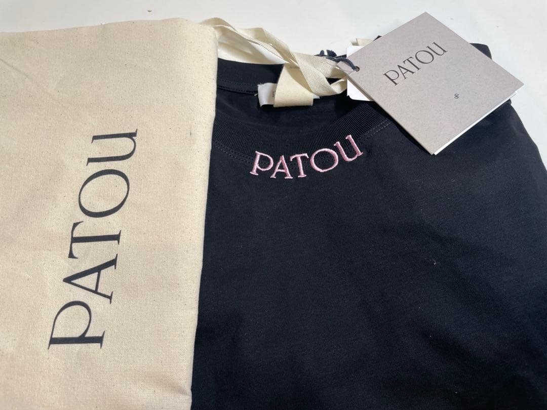 【新品未使用】PATOU ブラック 半袖Tシャツ　タグ付き　定価42900円