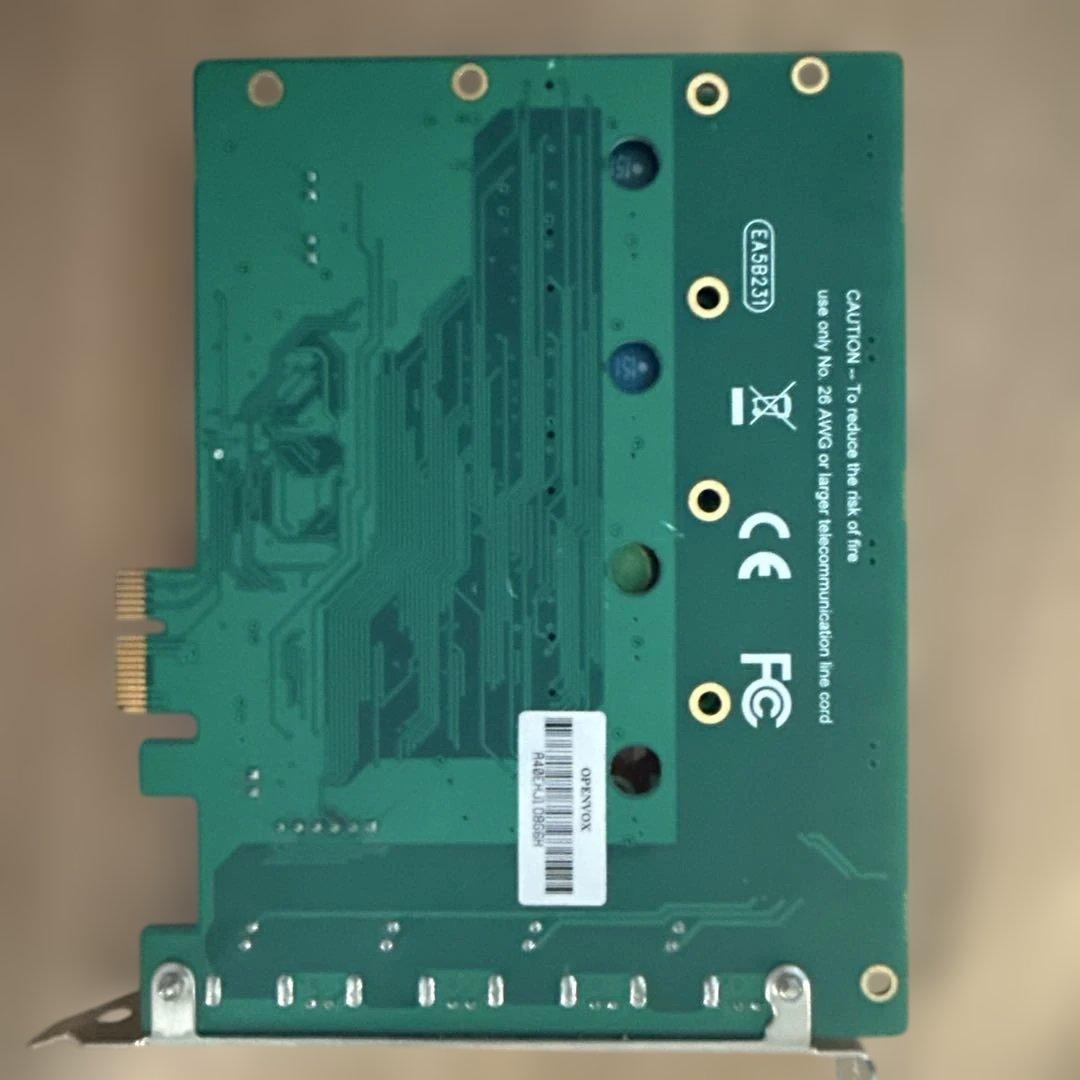 拡張カード OpenVox A400P31 3FXS 1FXO