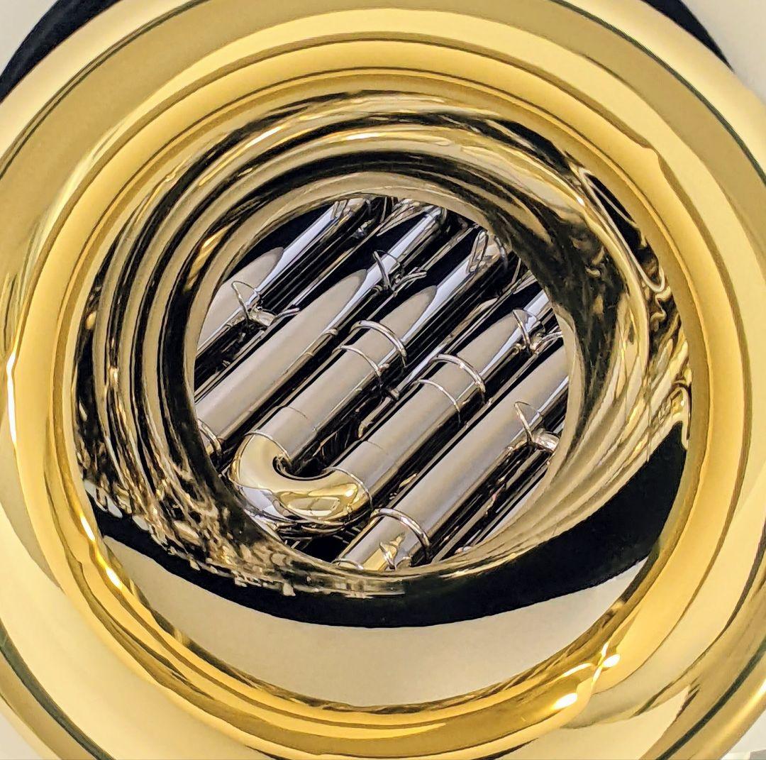 【美品】Wenzel Meinl フルダブルホルン 105