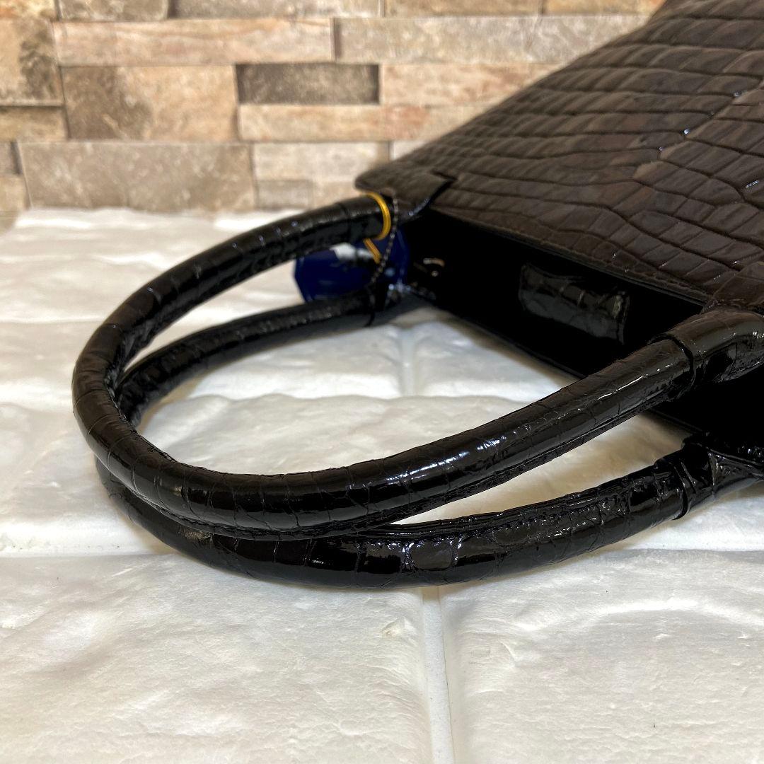 【未使用級】JRA　シャイニングクロコ　2wayバッグ　センター取り