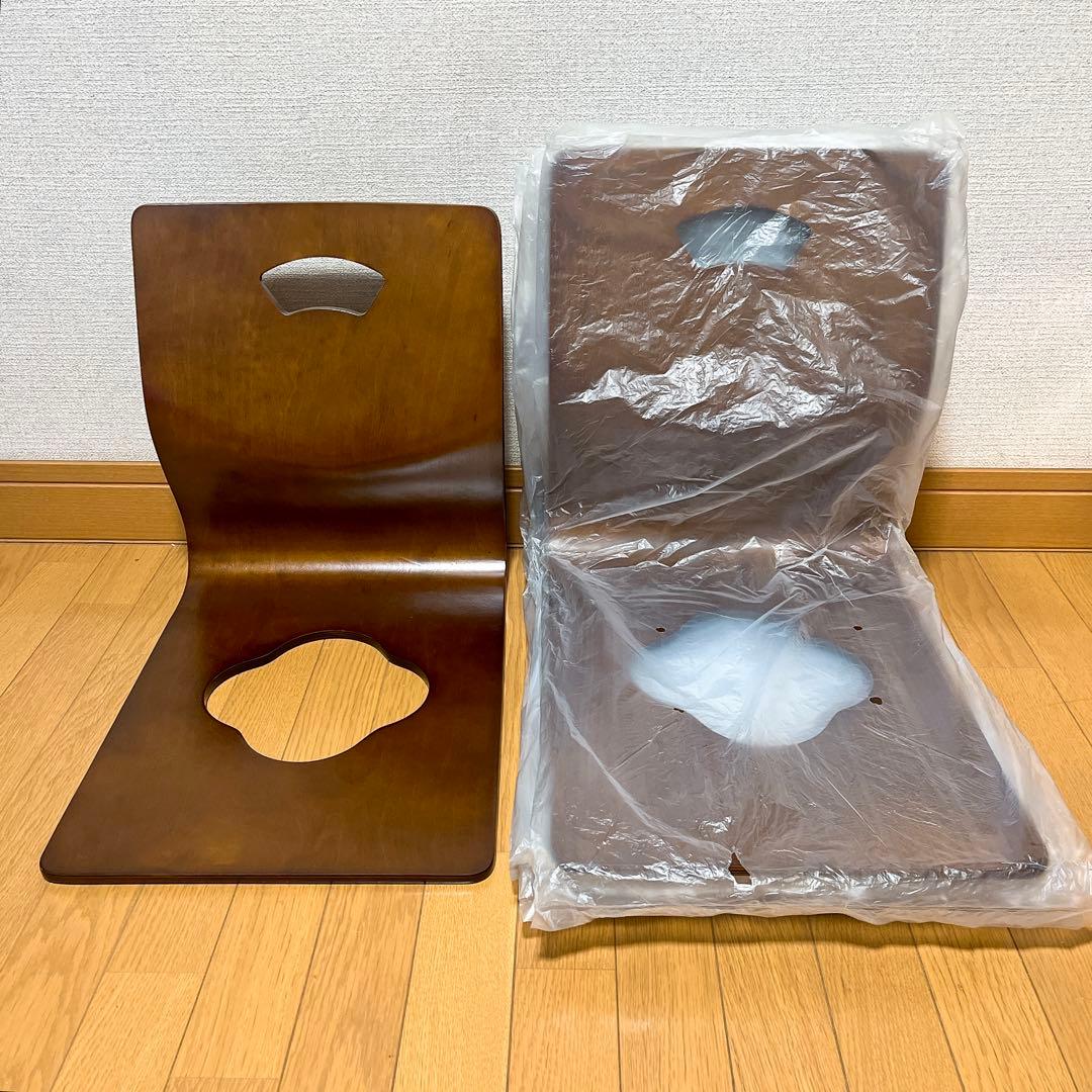 新品未使用 光製作所 HIKARI 座椅子 8脚セット 木製 曲木 和家具 ②