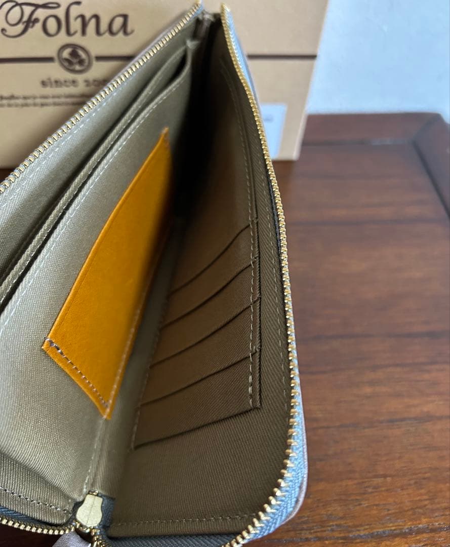 新品　フォルナ　長財布　L字型　　本革　日本製