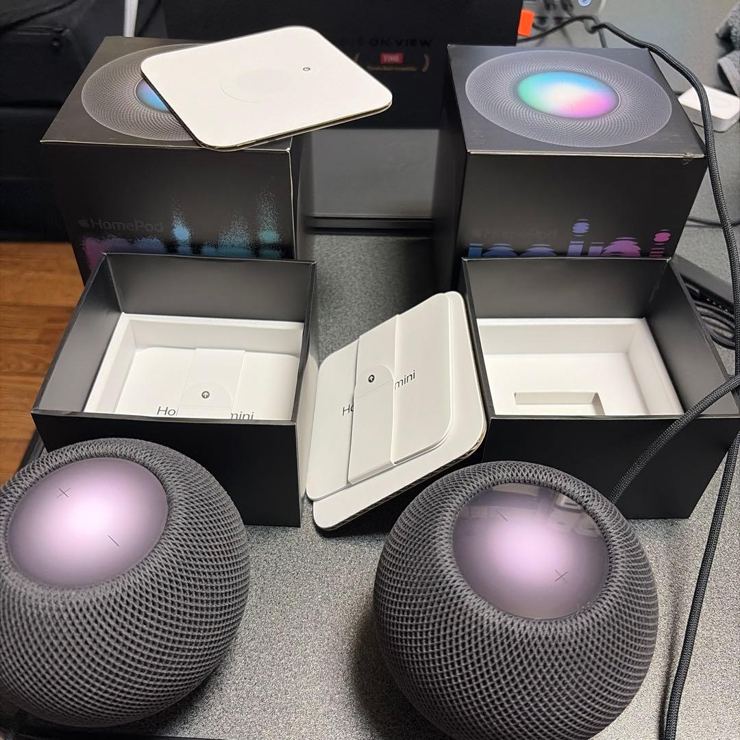 Apple Pod miniホームポッド ミニ スペースグレー x2