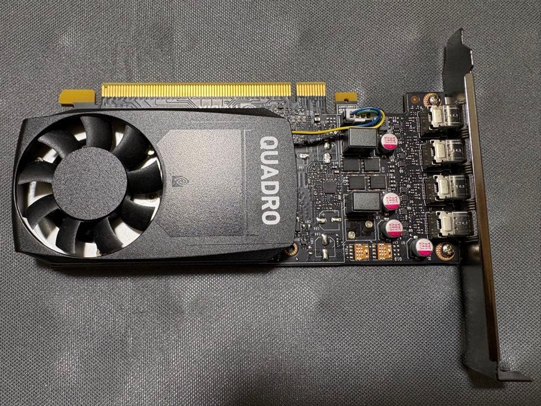 【動作確認済み】NVIDIA Quadro P1000 グラフィックボード