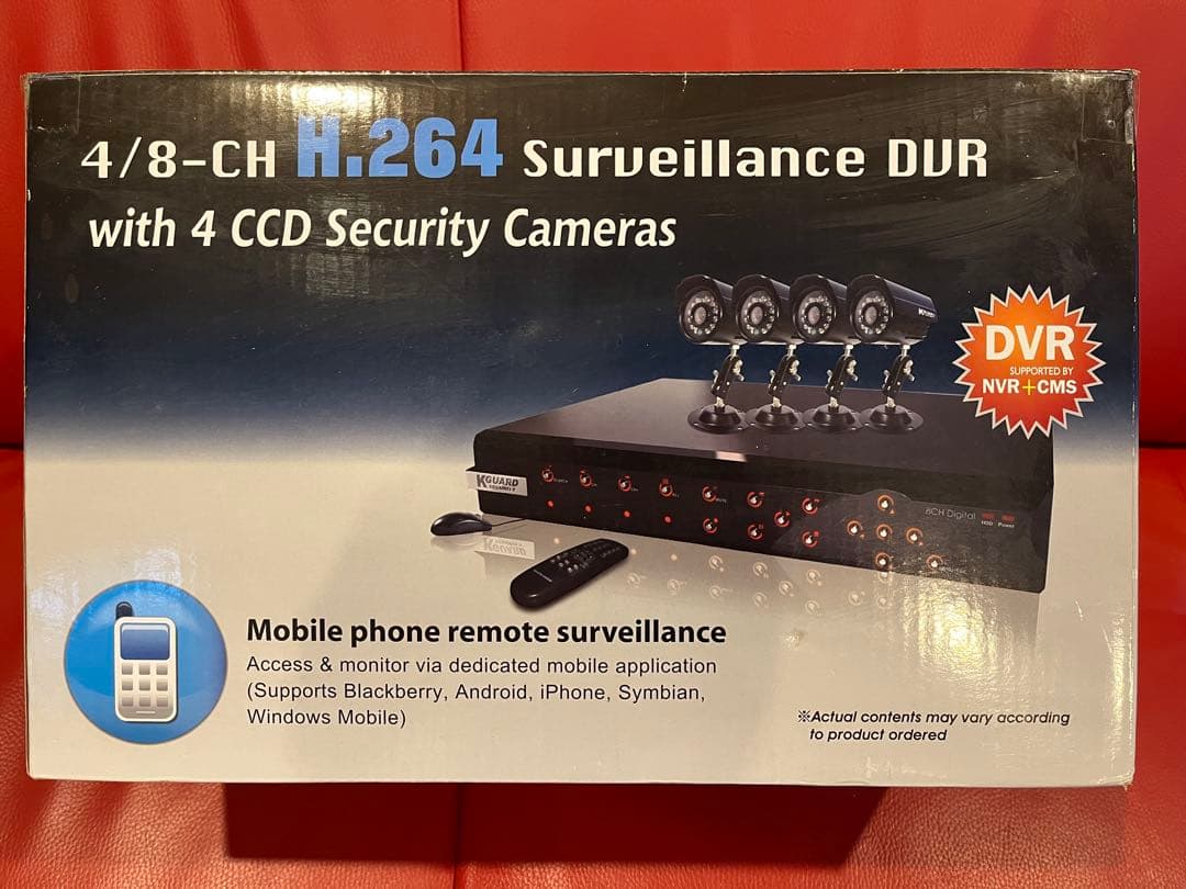 防犯カメラ　KGuard H.264 4/8-CH DVR