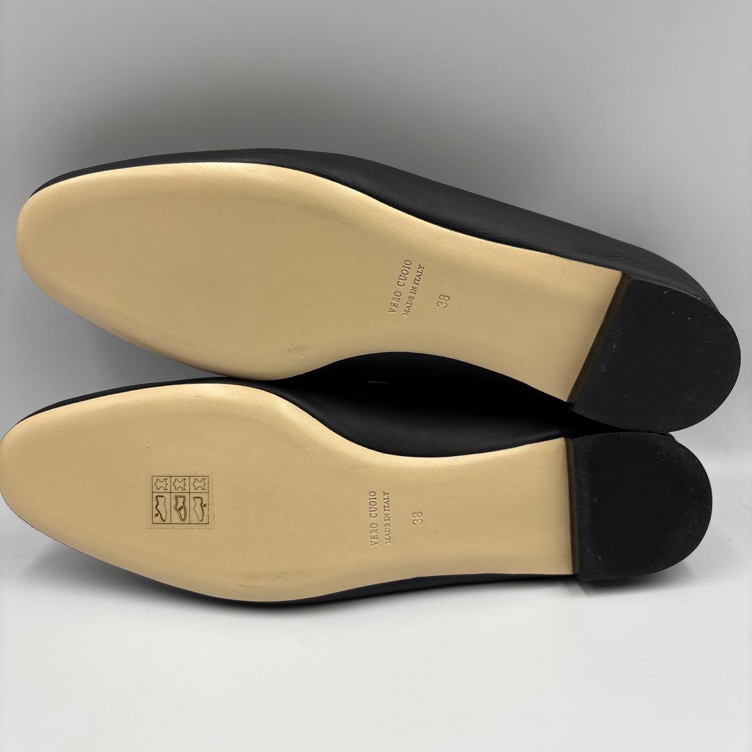 未使用✨BRENTELLA ソフトローファー　スリッポン　2way 黒　ブレンタ