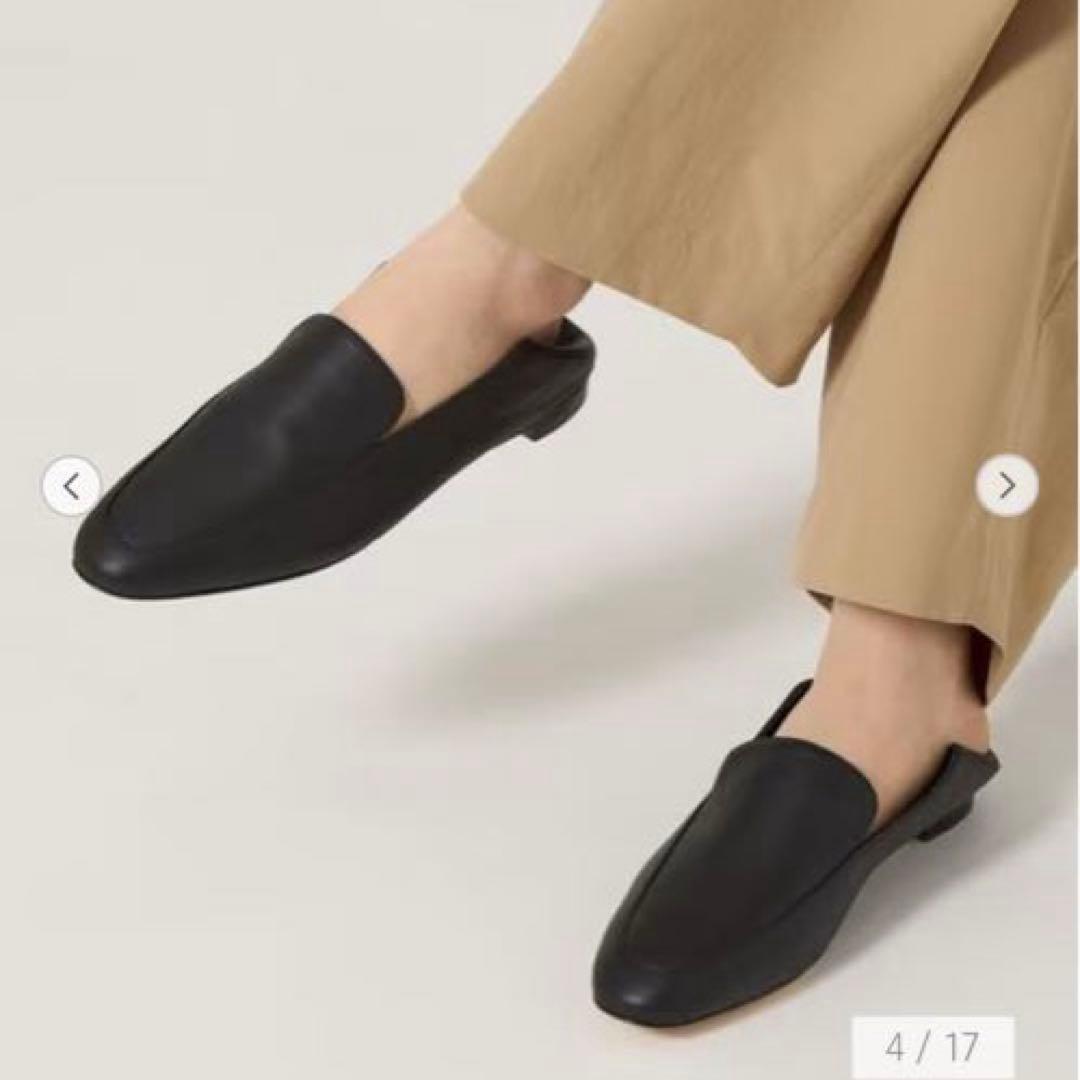 未使用✨BRENTELLA ソフトローファー　スリッポン　2way 黒　ブレンタ