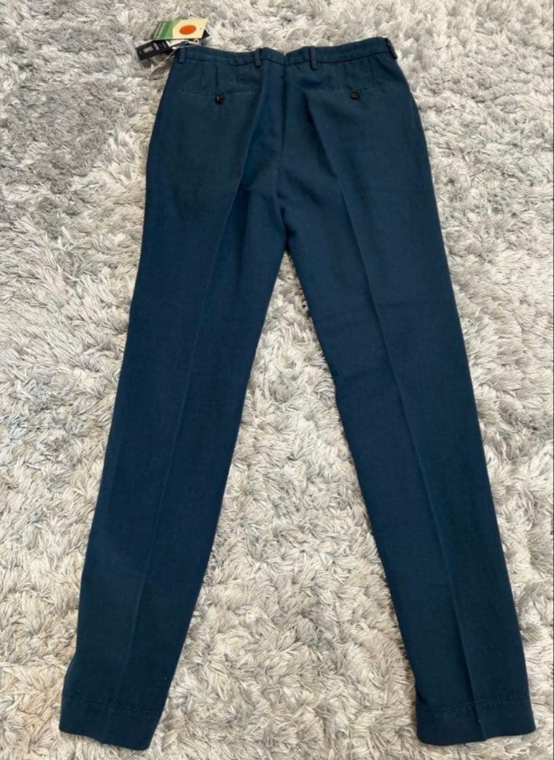 新品未使用 INCOTEX インコテックスコットン チノネイビー46