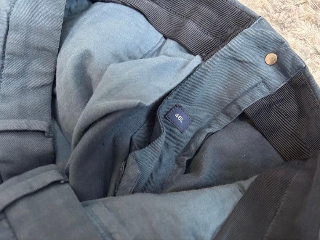 新品未使用 INCOTEX インコテックスコットン チノネイビー46