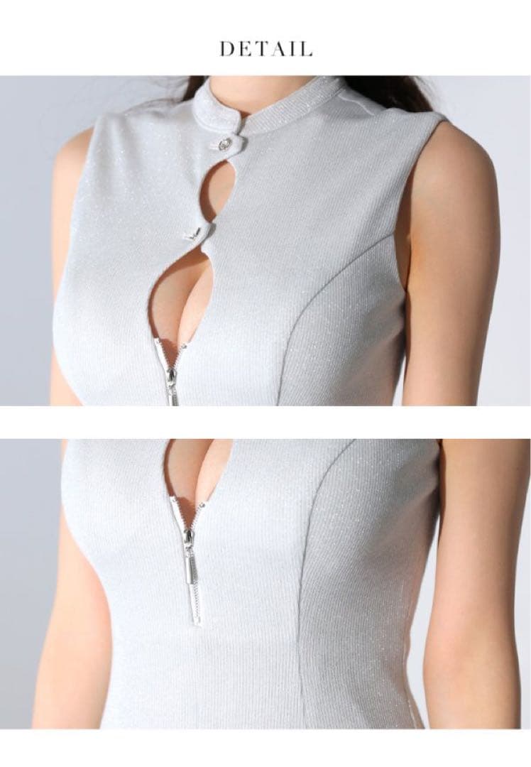 【人気】Glossy/ローブ・ド・フルール グロッシー　水色　キャバドレス