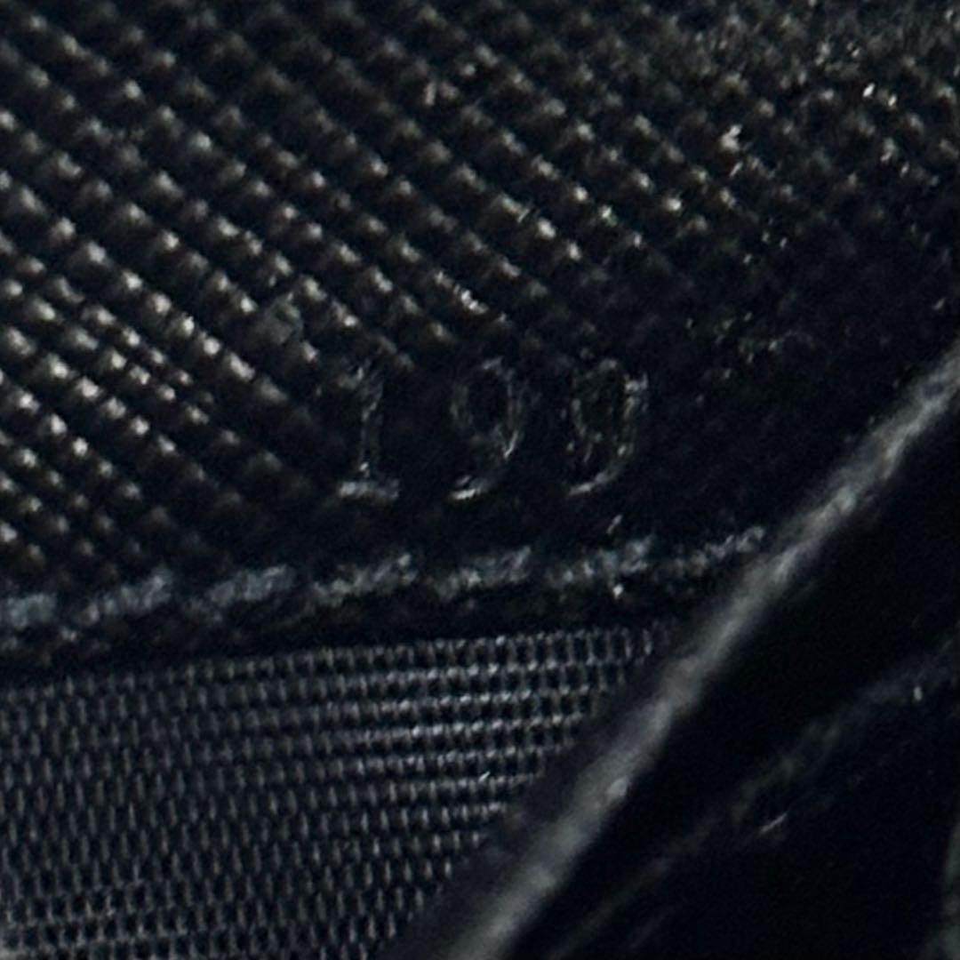 PRADA プラダ　長財布　ナイロン　三角ロゴ　ラウンドファスナー　ブラック