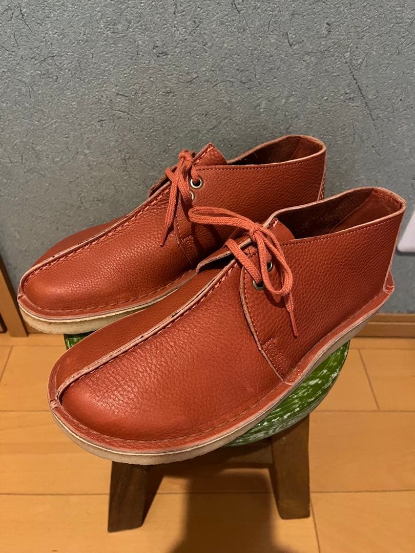【美品】CLARKS レザー トレック ブラウン UK 7 1/2